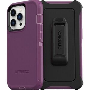 IPhone 13 ProMax Otterbox Defender Purple Phone Case with Belt Clip